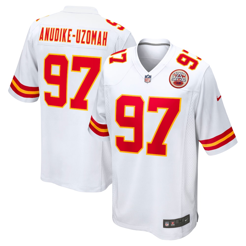 Felix Anudike|Uzomah Kansas City Chiefs Team Game Jersey | White