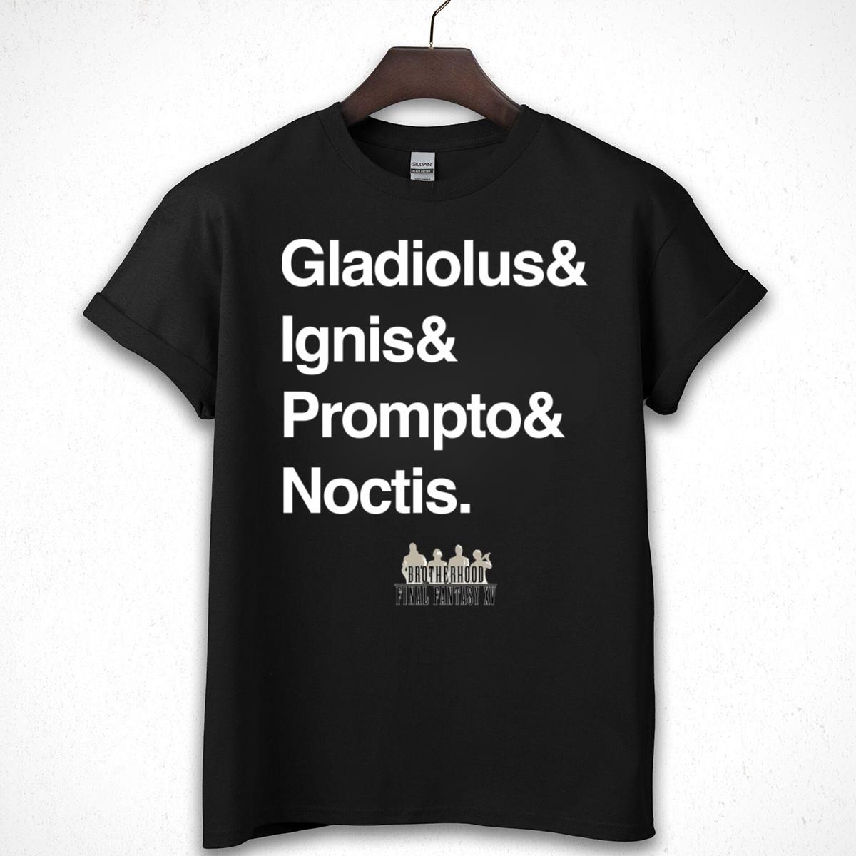Final Fantasy XV Brotherhood Gladiolus Ignis Prompto Noctis Graphic Tee