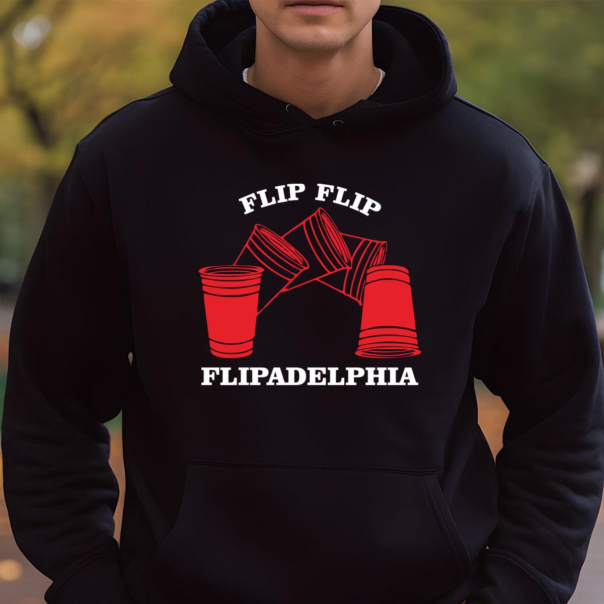 Flip Cup Beer Pong Drinking Game Graphic Tee