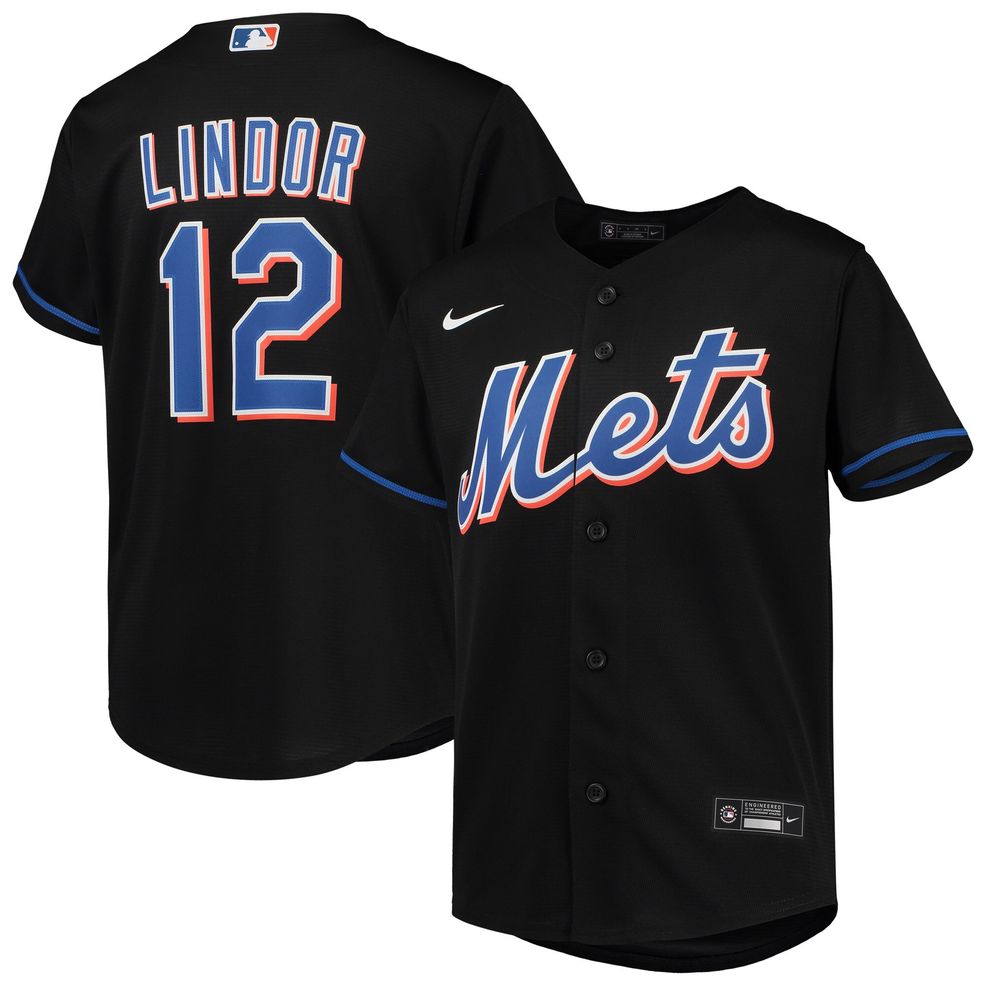 Francisco Lindor New York Mets Nike Youth Alternate Replica Player ...