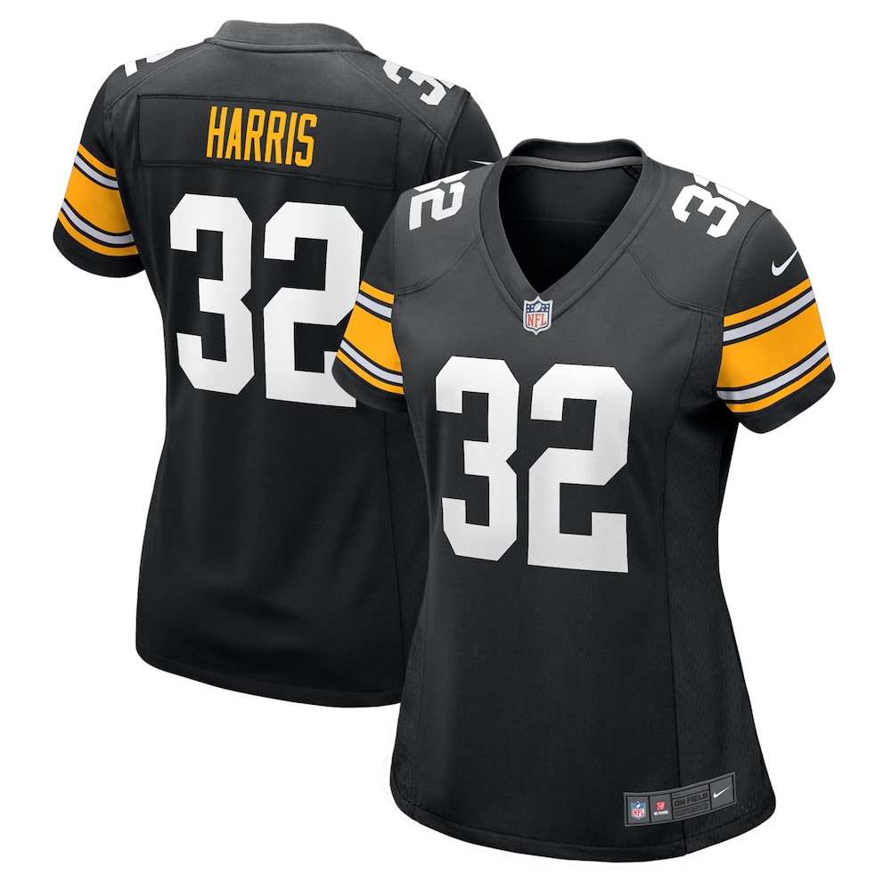 Franco Harris Pittsburgh Steelers Women's Alternate Retired Player Jersey - Black