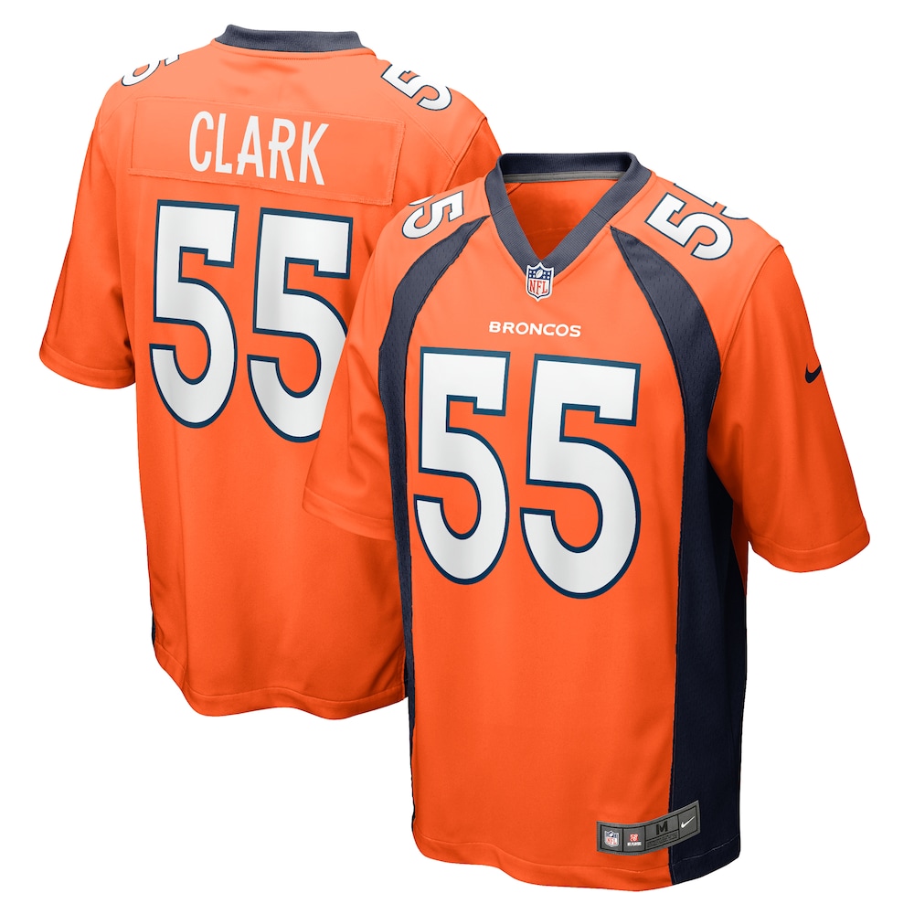 Frank Clark Denver Broncos Team Game Jersey -  Orange