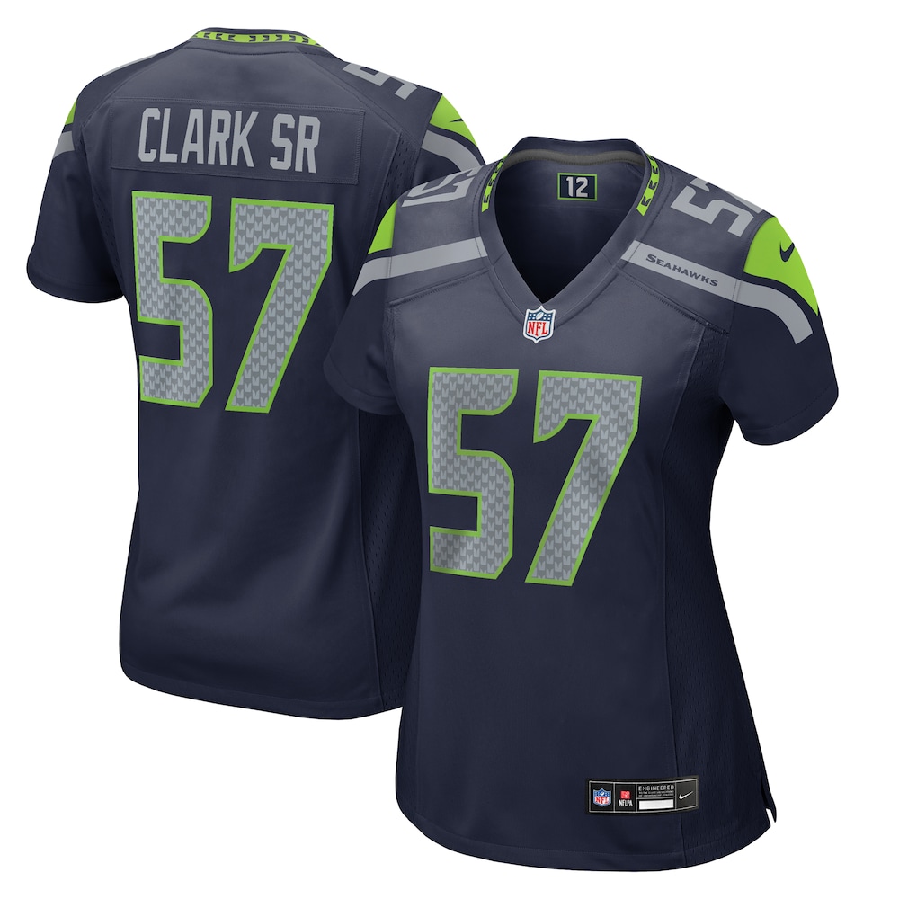 Frank Clark Seattle Seahawks Women's  Game Jersey - College Navy