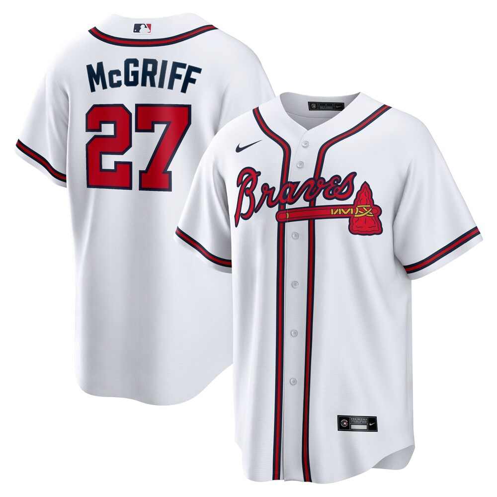 Fred McGriff Atlanta Braves 2023 Hall of Fame Inline Replica Jersey | White