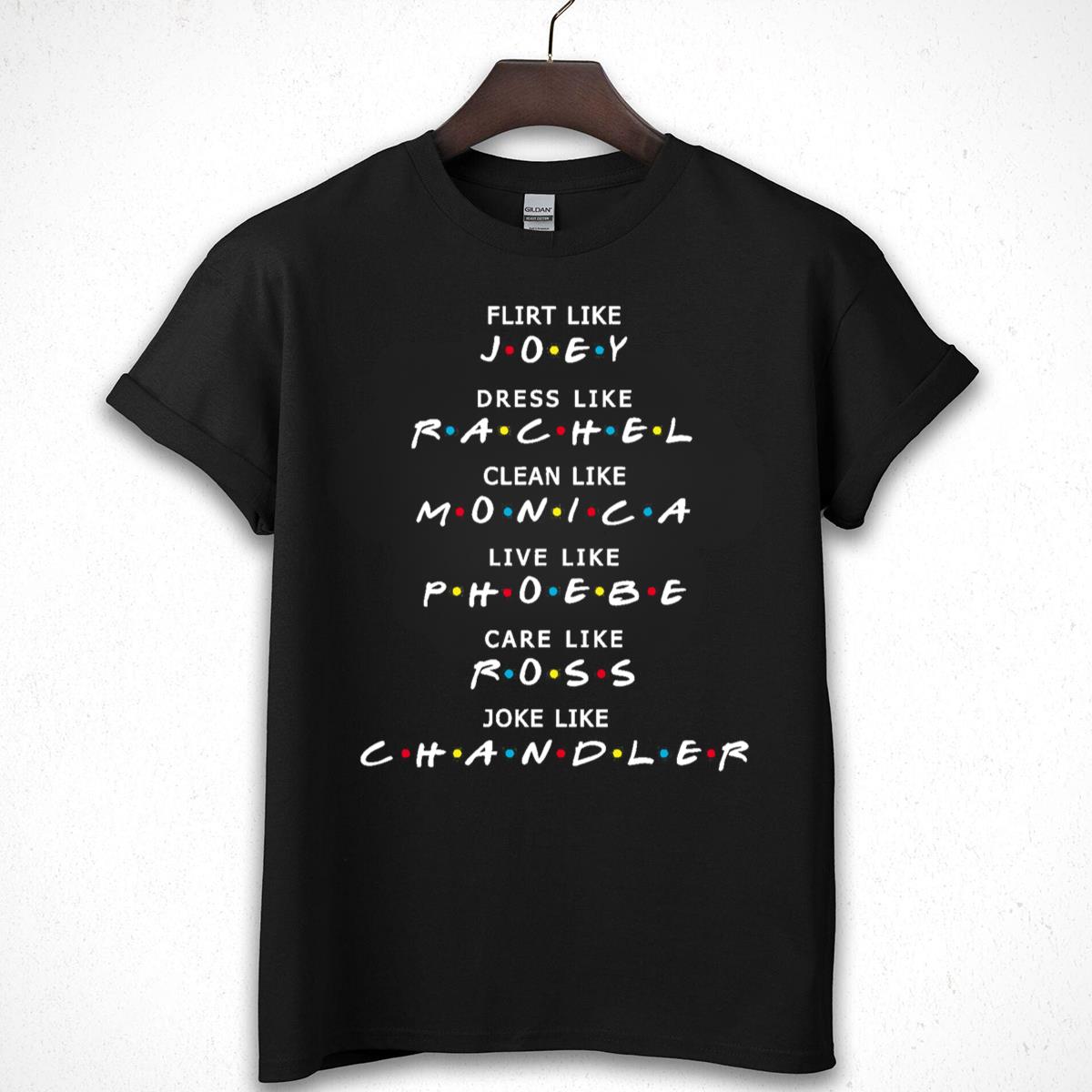 Friends TV Show Character Traits Retro 90s Graphic Tee