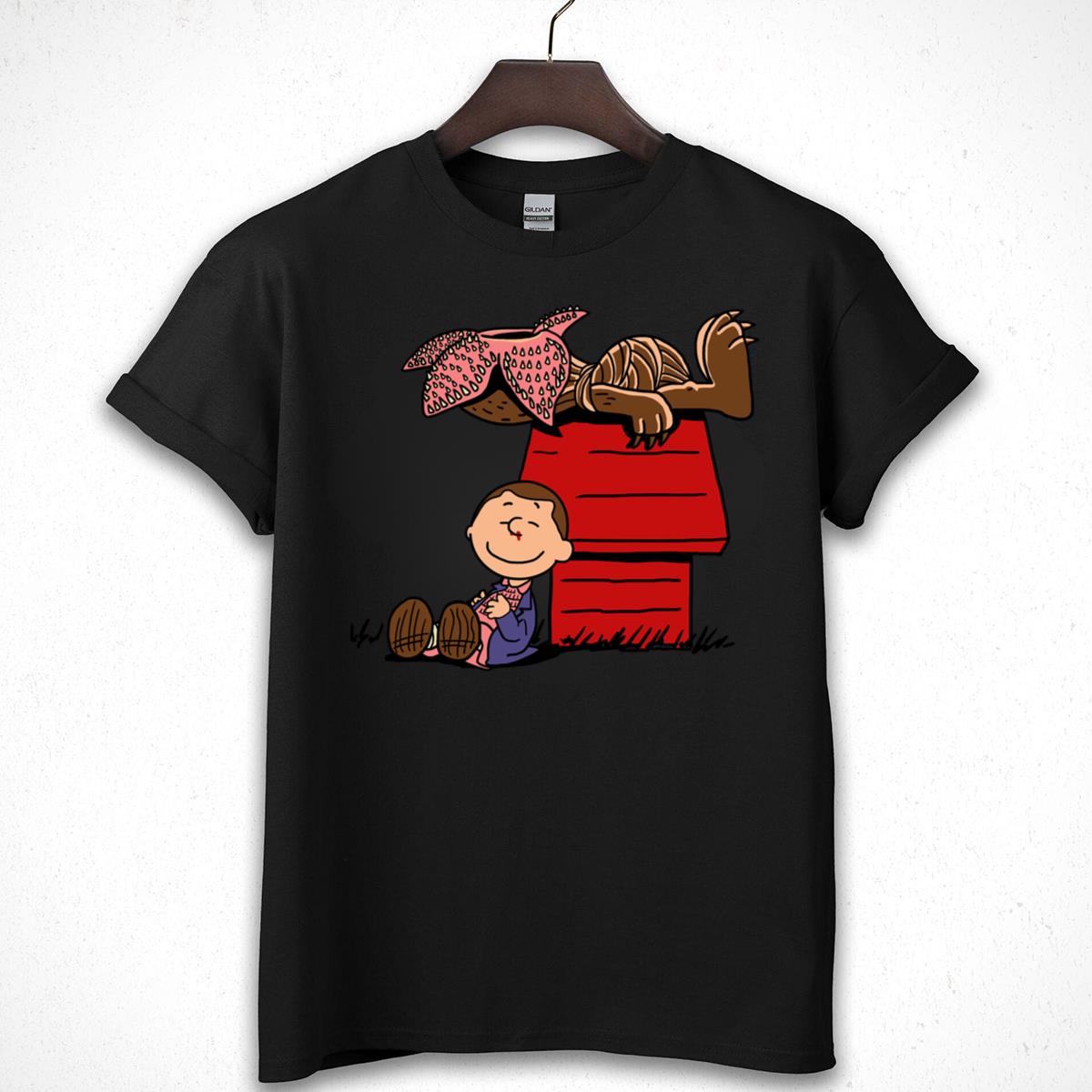 Funny Demogorgon Charlie Brown Mashup Cool Graphic T-Shirt