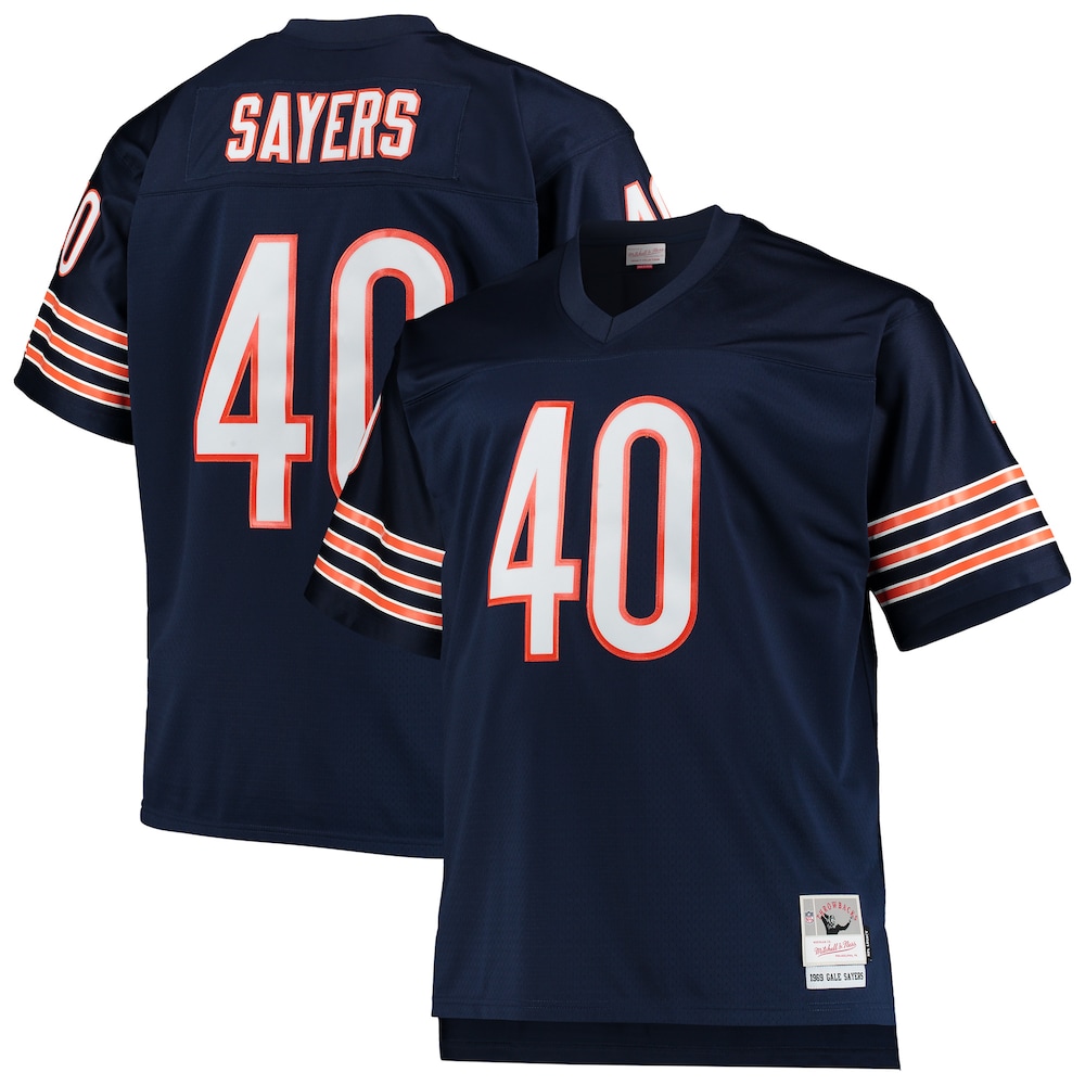 Gale Sayers Chicago Bears Mitchell x Ness Big x Tall 1969 Retired Player Replica Jersey | Navy