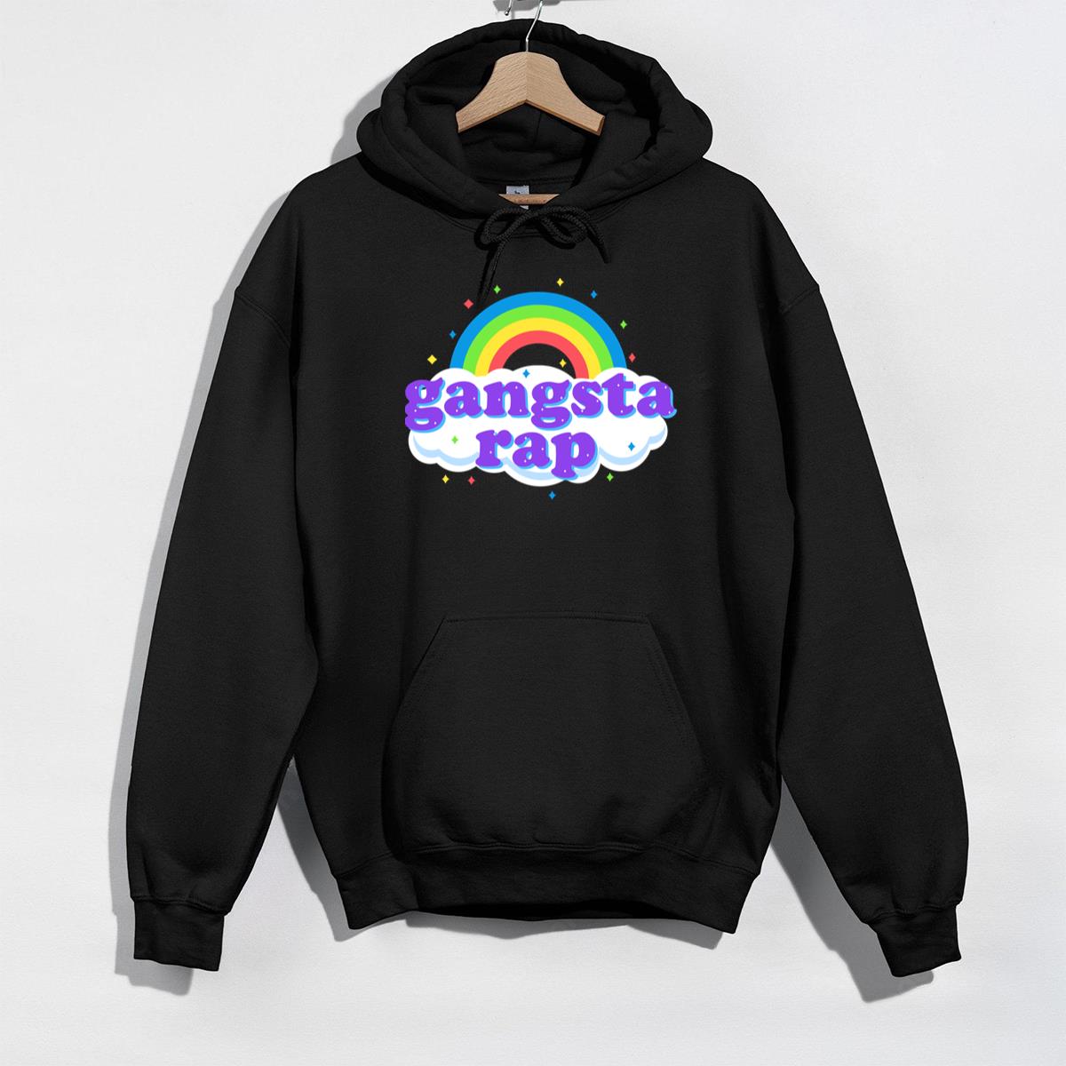 Gangsta Rap Rainbow Cloud Graphic T-Shirt