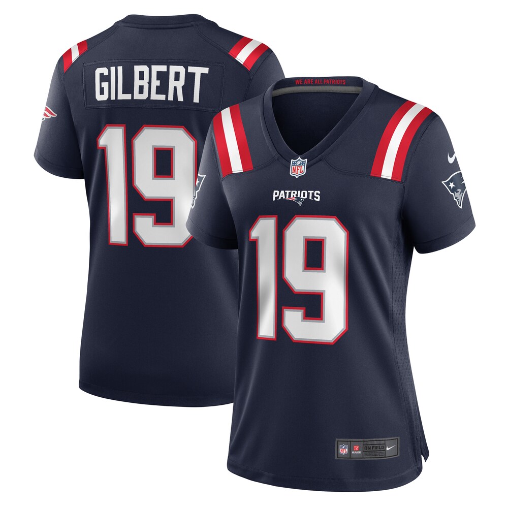 Garrett Gilbert New England Patriots Women's Home Game Player Jersey - Navy