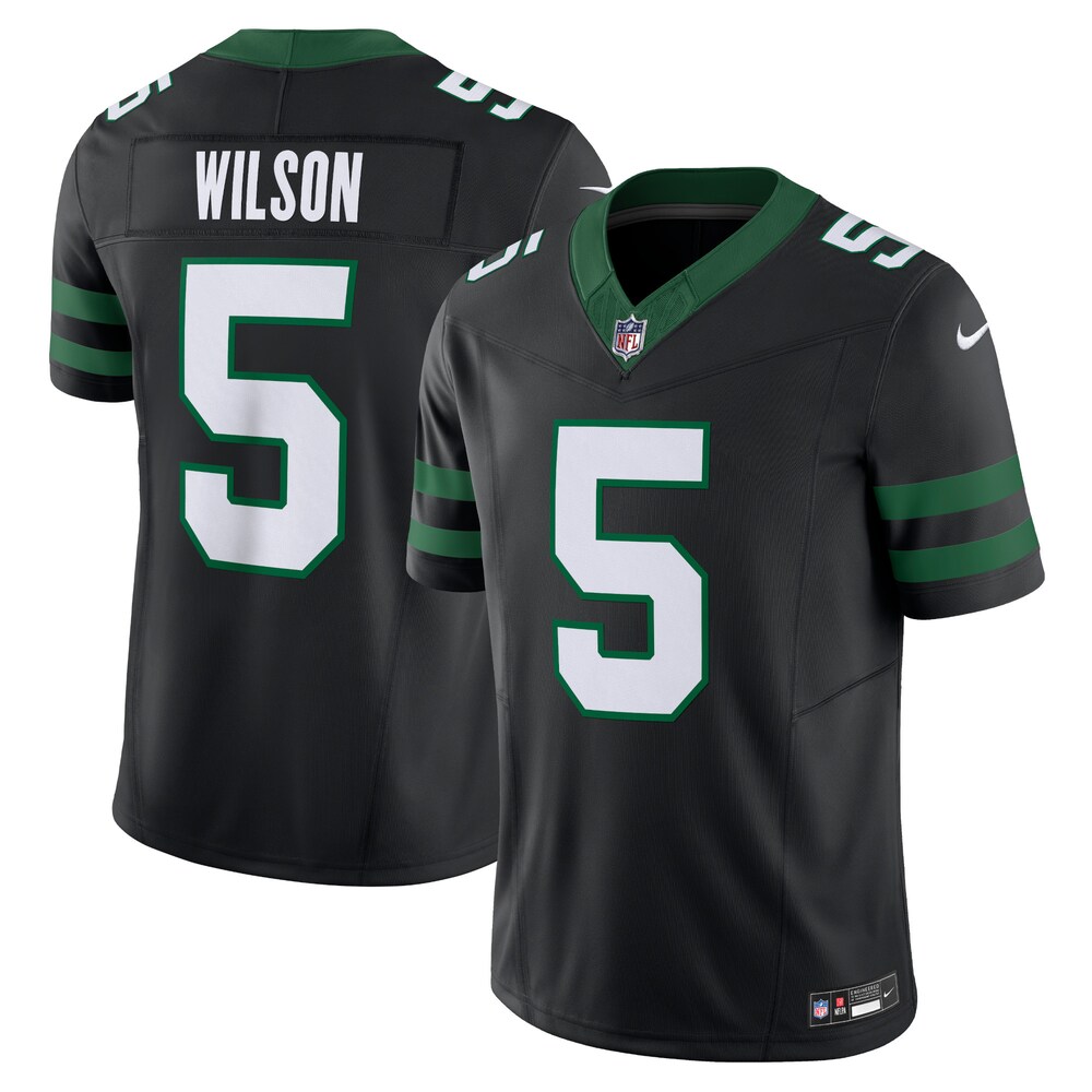 Garrett Wilson New York Jets Alternate Vapor F.U.S.E. Limited Jersey  | Legacy Black