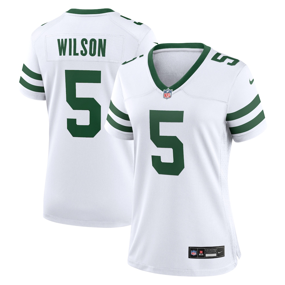 Garrett Wilson New York Jets Women's Game Jersey | Legacy White