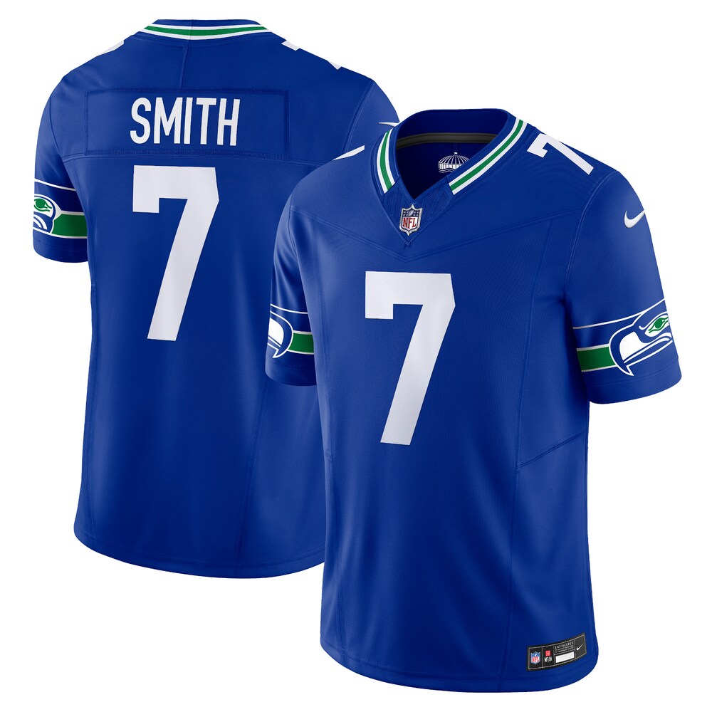 Geno Smith Seattle Seahawks Nike Alternate Vapor F.U.S.E. Limited Jersey - Royal
