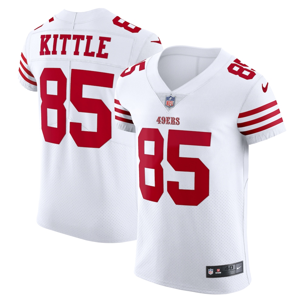 George Kittle San Francisco 49ers Vapor Elite Jersey - White