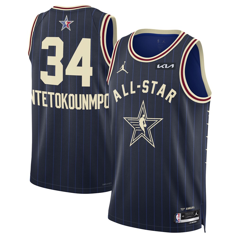 Giannis Antetokounmpo Jordan Brand Unisex 2024 NBA All|Star Game Swingman Jersey | Navy