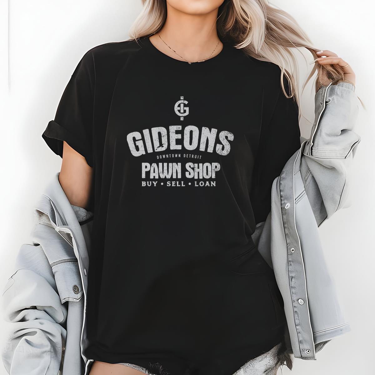 Gideon's Pawn Shop Downtown Detroit Vintage Graphic T-Shirt