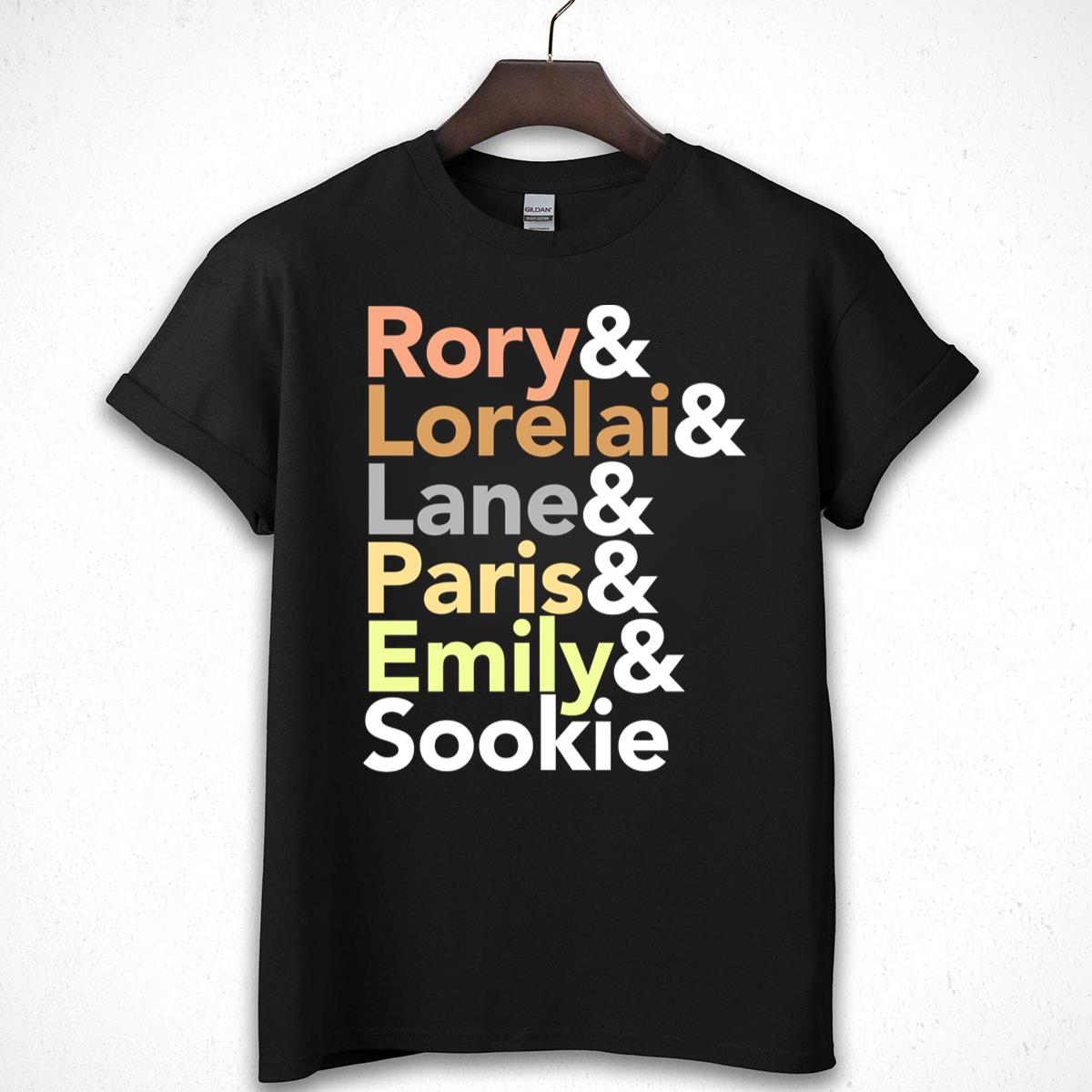Gilmore Girls Cast Names Graphic Tee, TV Show Fan T-Shirt