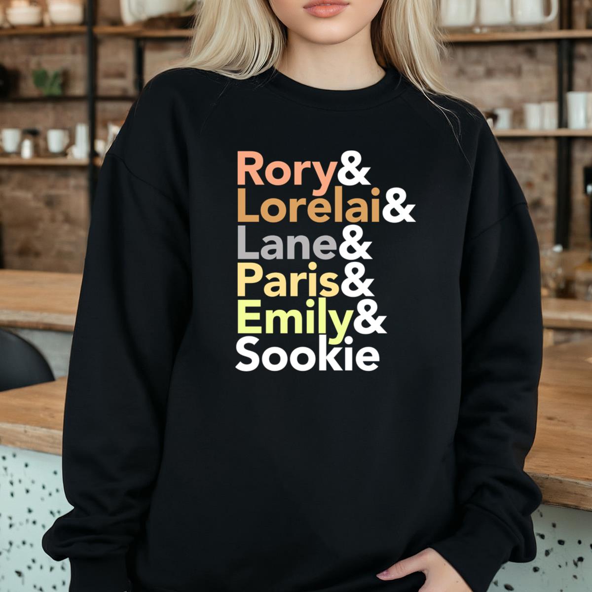 Gilmore Girls Cast Names Graphic Tee, TV Show Fan T-Shirt