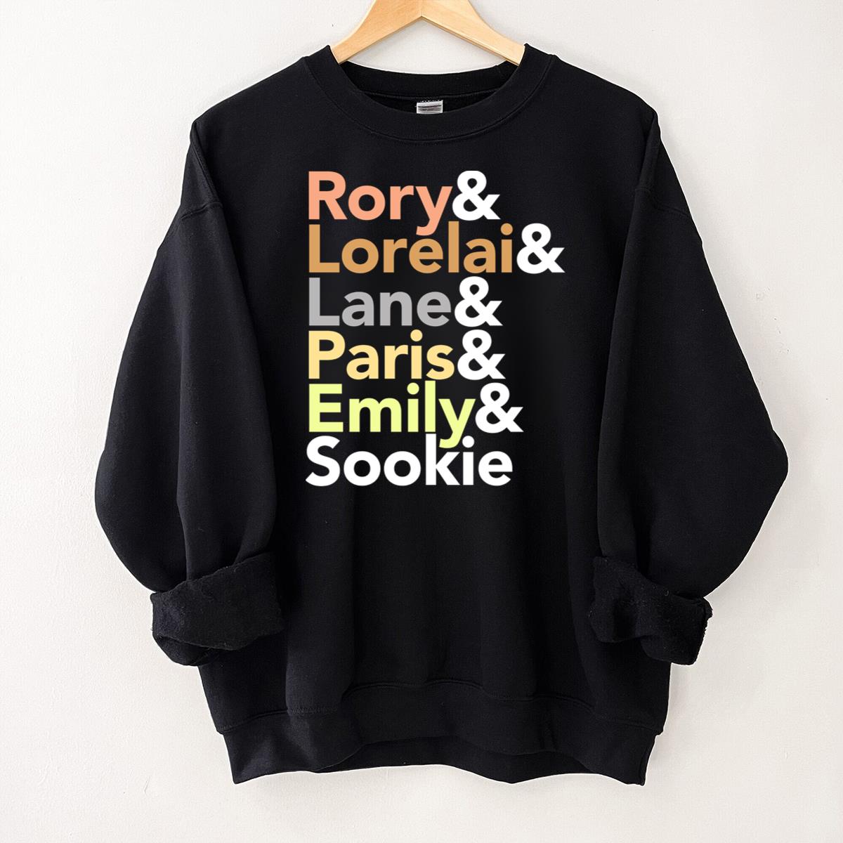 Gilmore Girls Cast Names Graphic Tee, TV Show Fan T-Shirt