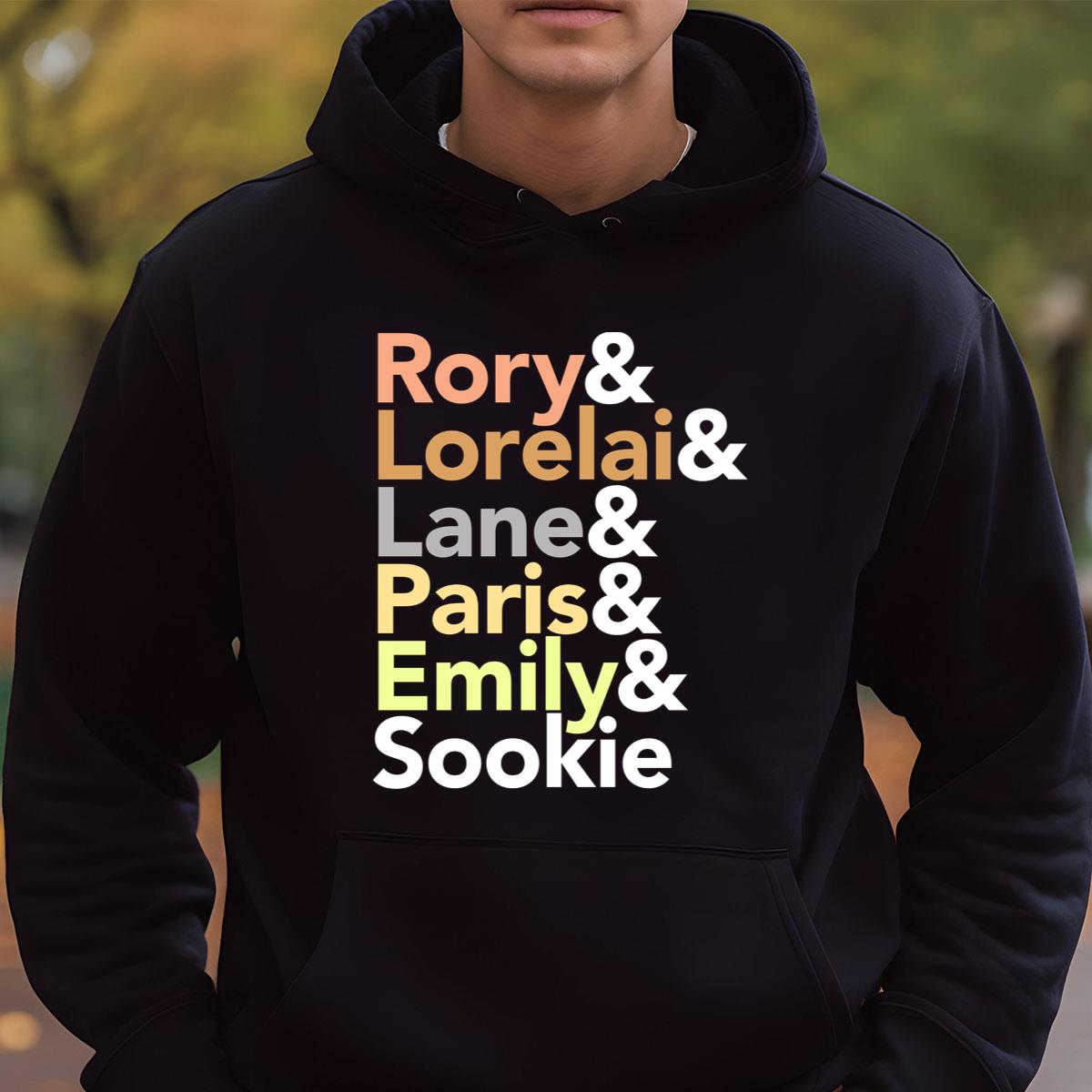 Gilmore Girls Cast Names Graphic Tee, TV Show Fan T-Shirt