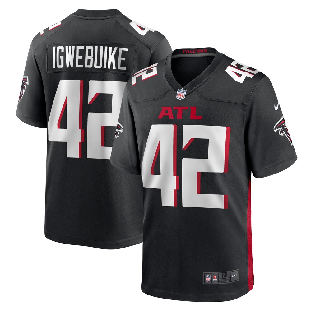 Godwin Igwebuike Atlanta Falcons Nike  Game Jersey -  Black