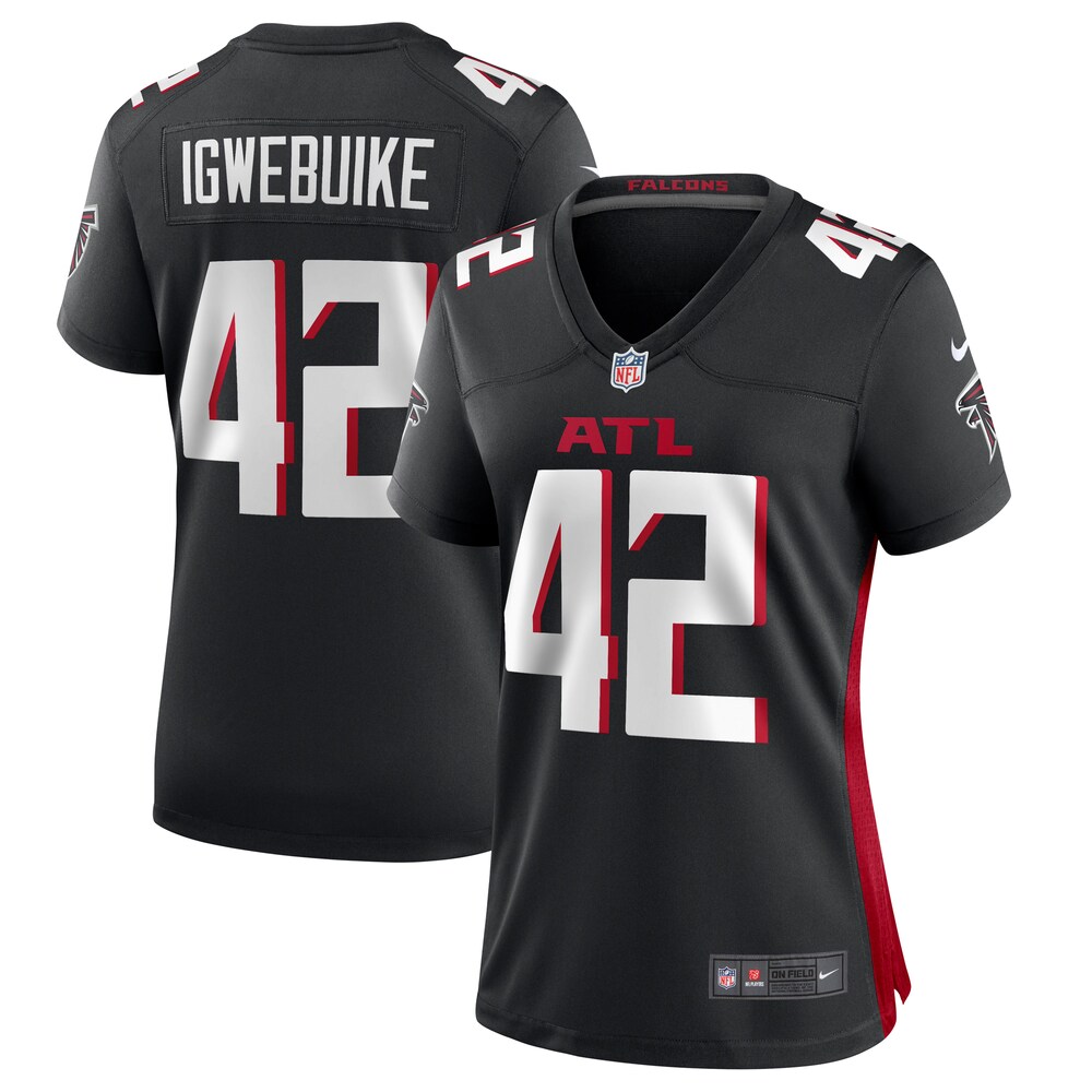 Godwin Igwebuike Atlanta Falcons Nike Women's  Game Jersey -  Black