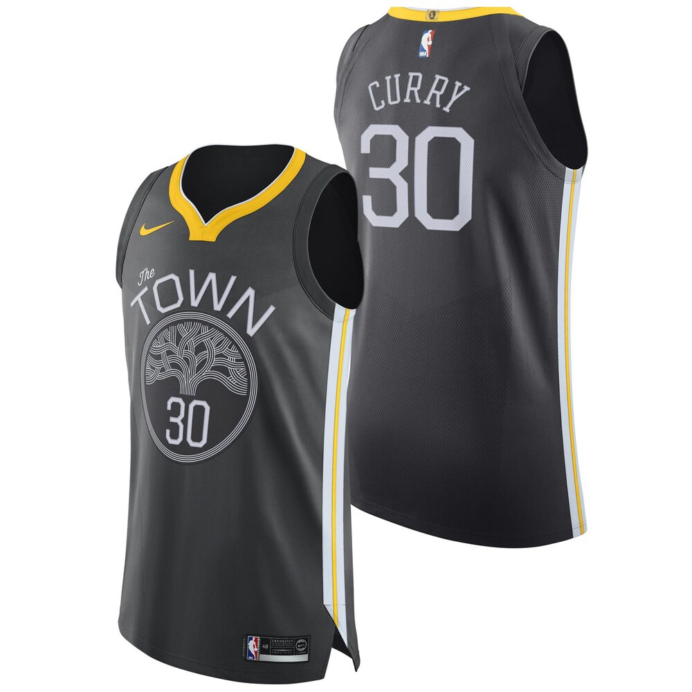 Golden State Warriors Nike Statement Authentic Jersey - Stephen Curry ...