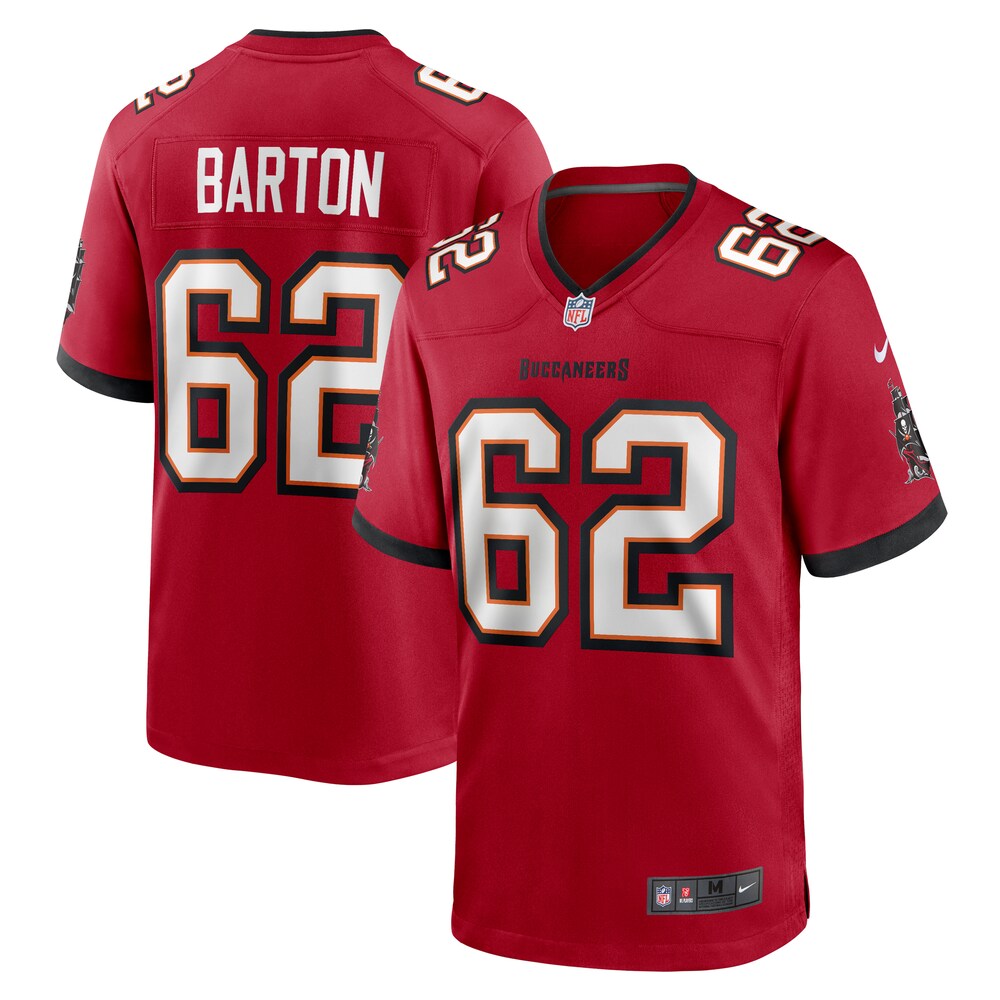 Graham Barton Tampa Bay Buccaneers  Player Game Jersey - Red