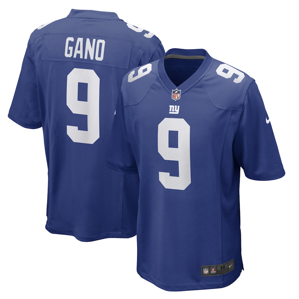 Graham Gano New York Giants Team Game Player Jersey - Royal