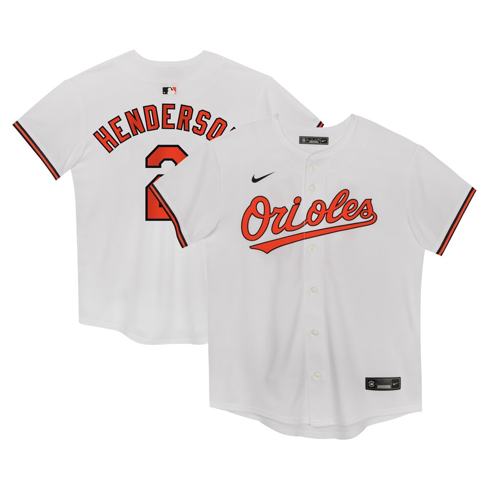 Gunnar Henderson Baltimore Orioles Preschool Home Game Jersey - White