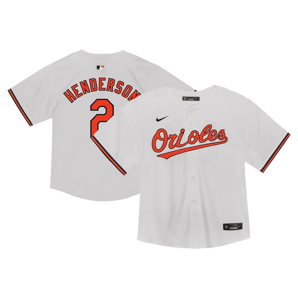 Gunnar Henderson Baltimore Orioles Toddler  Game Jersey - White