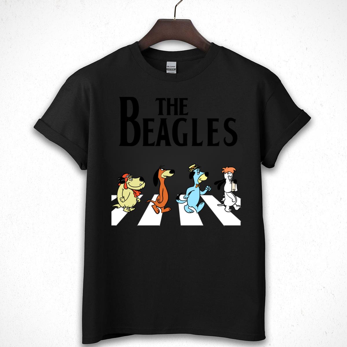 Hanna-Barbera Dogs Abbey Road Cartoon Graphic T-Shirt