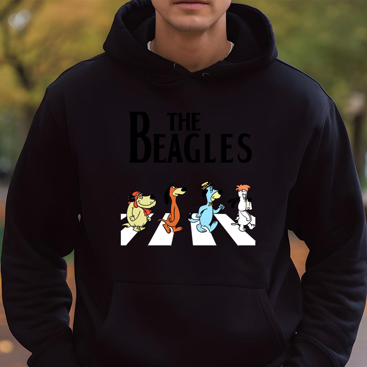 Hanna-Barbera Dogs Abbey Road Cartoon Graphic T-Shirt