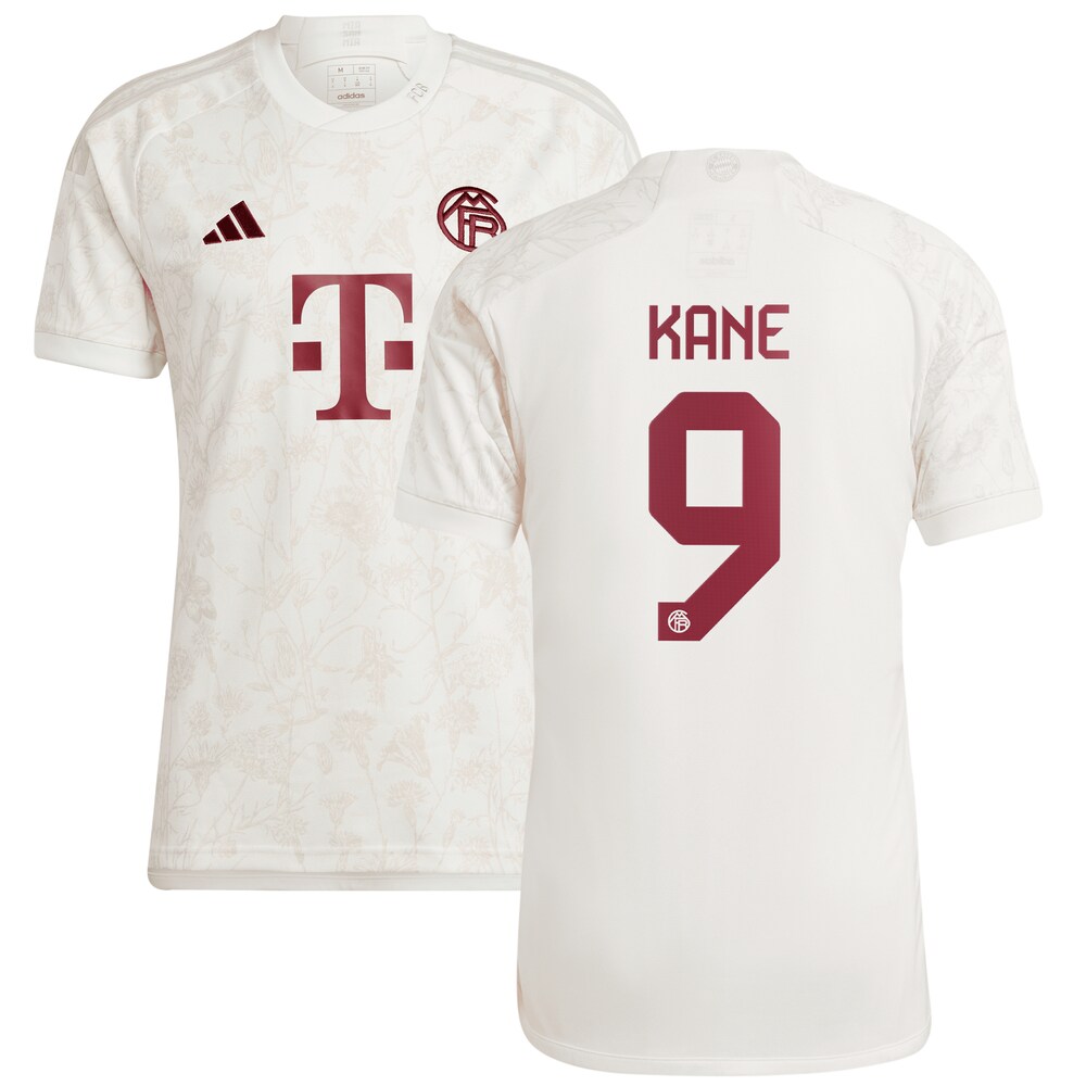 Harry Kane Bayern Munich 2023/24 Third Replica Player Jersey - White