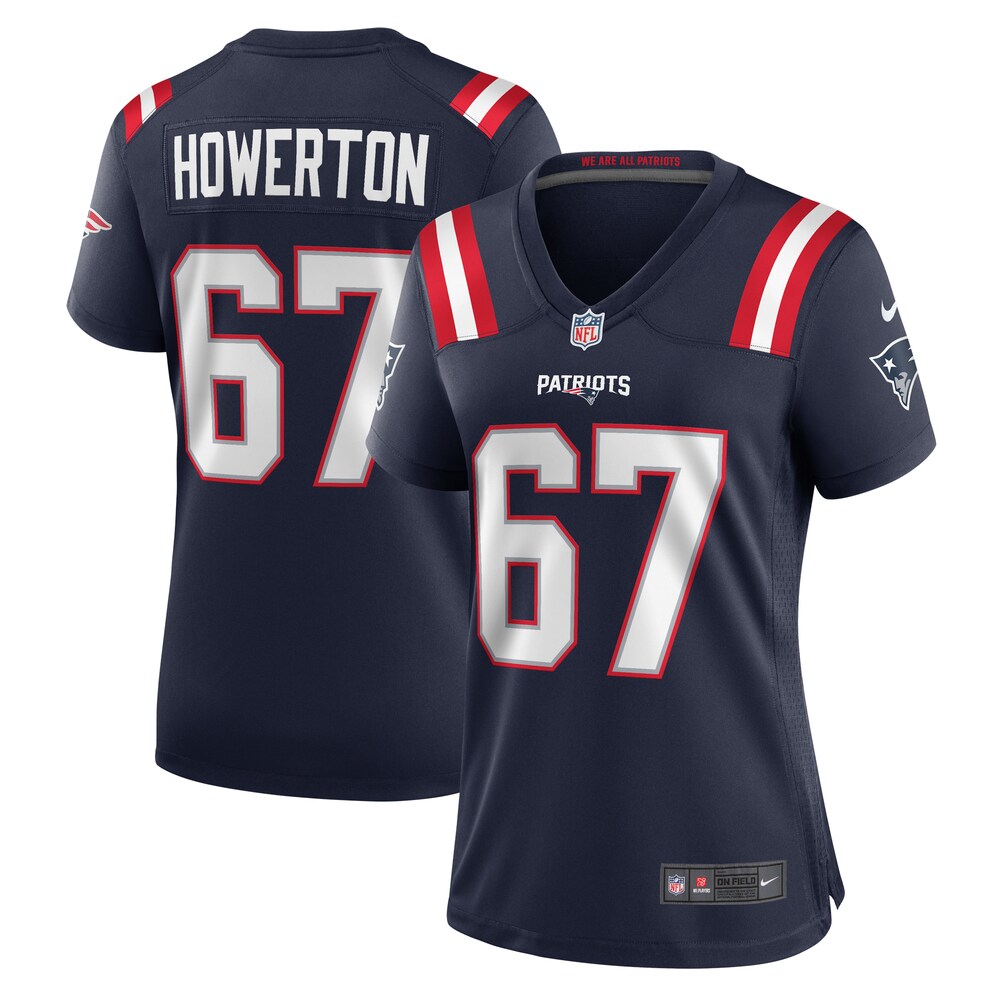 Hayden Howerton New England Patriots Women's Home Game Player Jersey | Navy