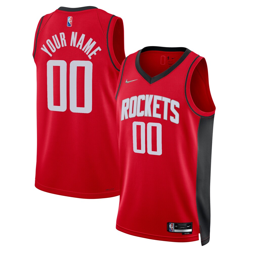 Houston Rockets 2021/22 Diamond Swingman Custom Jersey - Icon Edition - Red