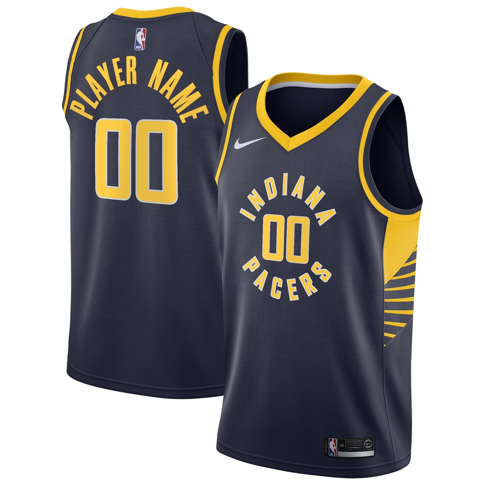 Indiana Pacers Swingman Custom Jersey Navy - Icon Edition