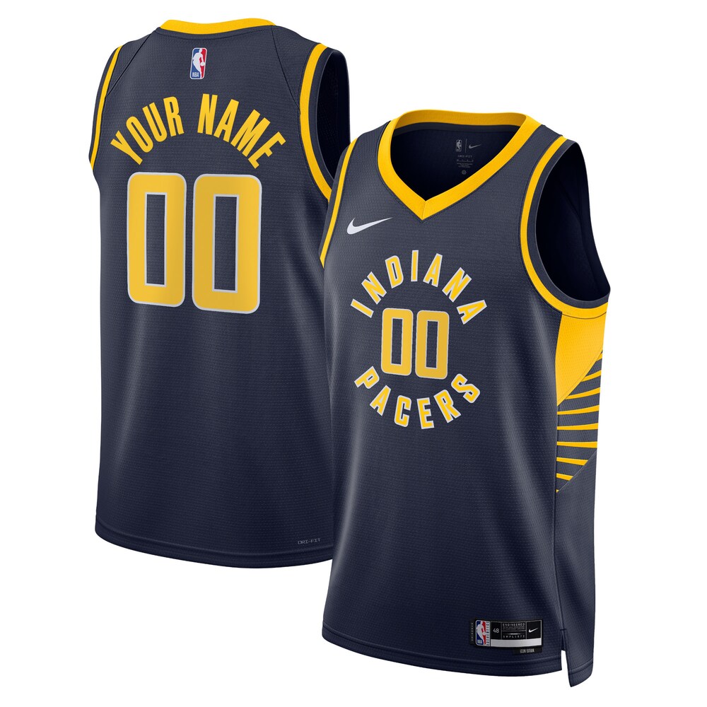 Indiana Pacers Unisex 2022/23 Swingman Custom Jersey Navy | Icon Edition