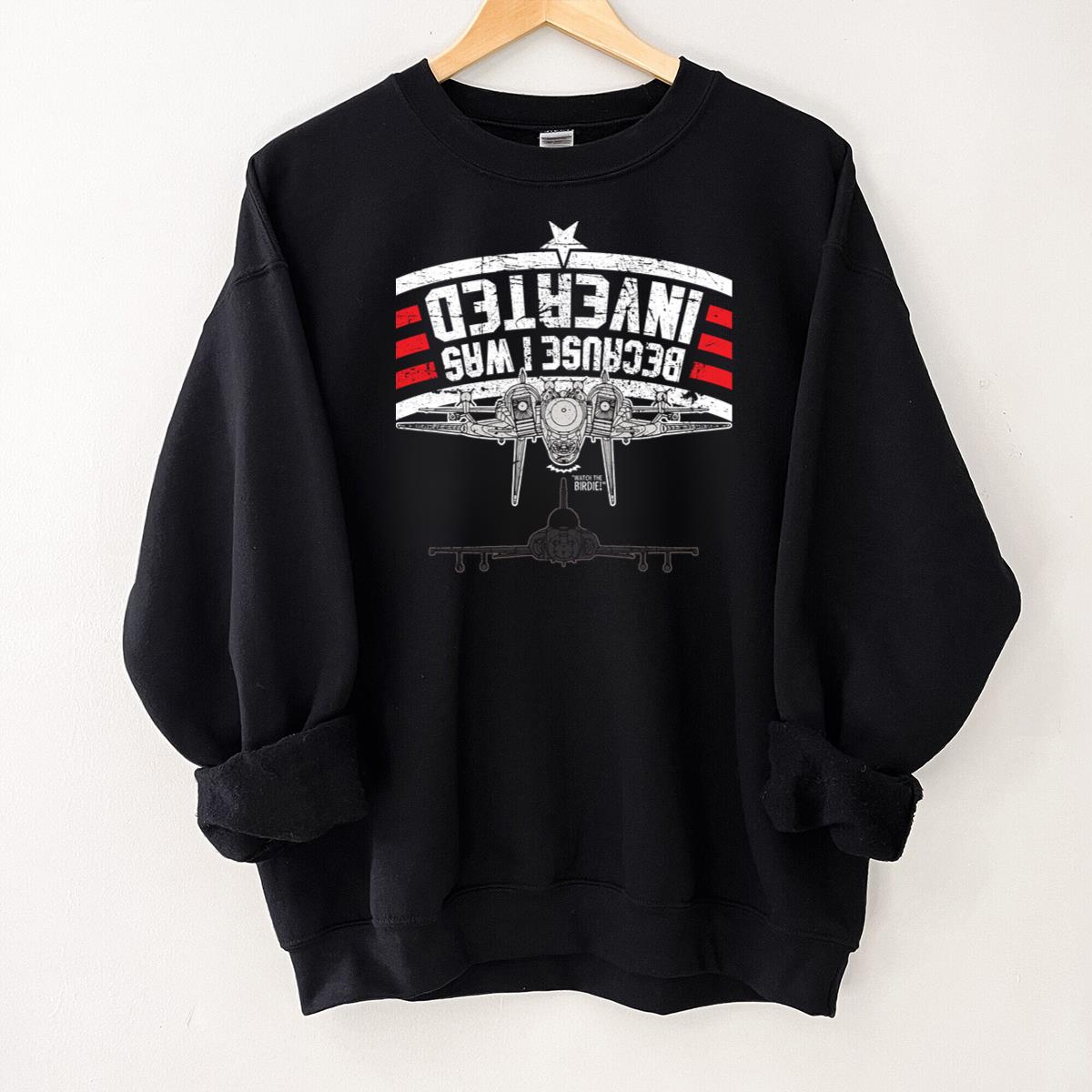 Inverted Airplane Watch The Birdie Distressed Graphic Tee