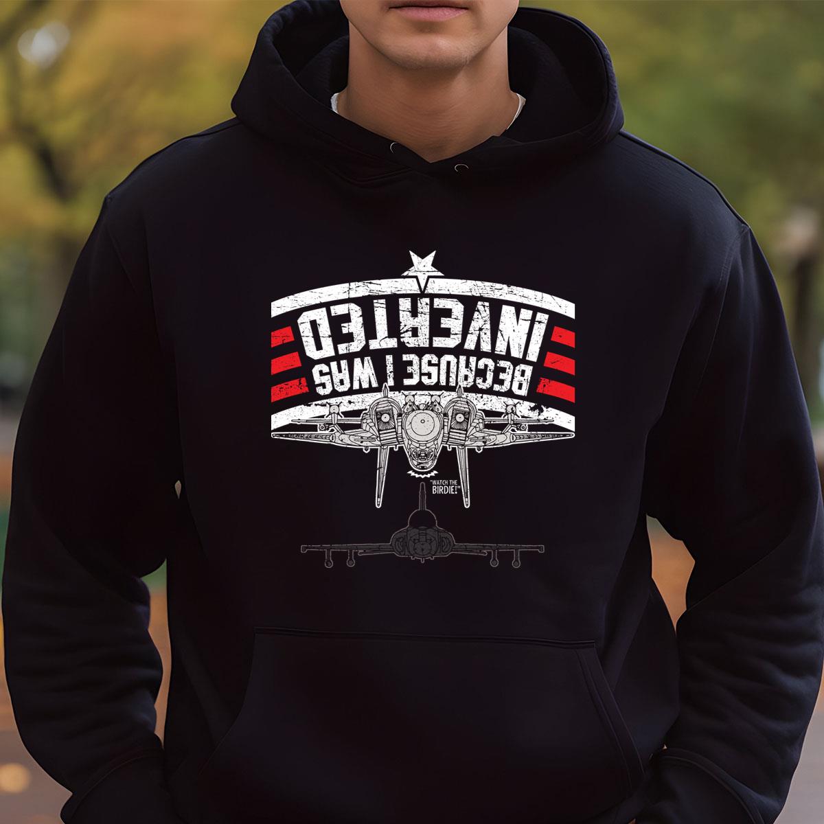 Inverted Airplane Watch The Birdie Distressed Graphic Tee