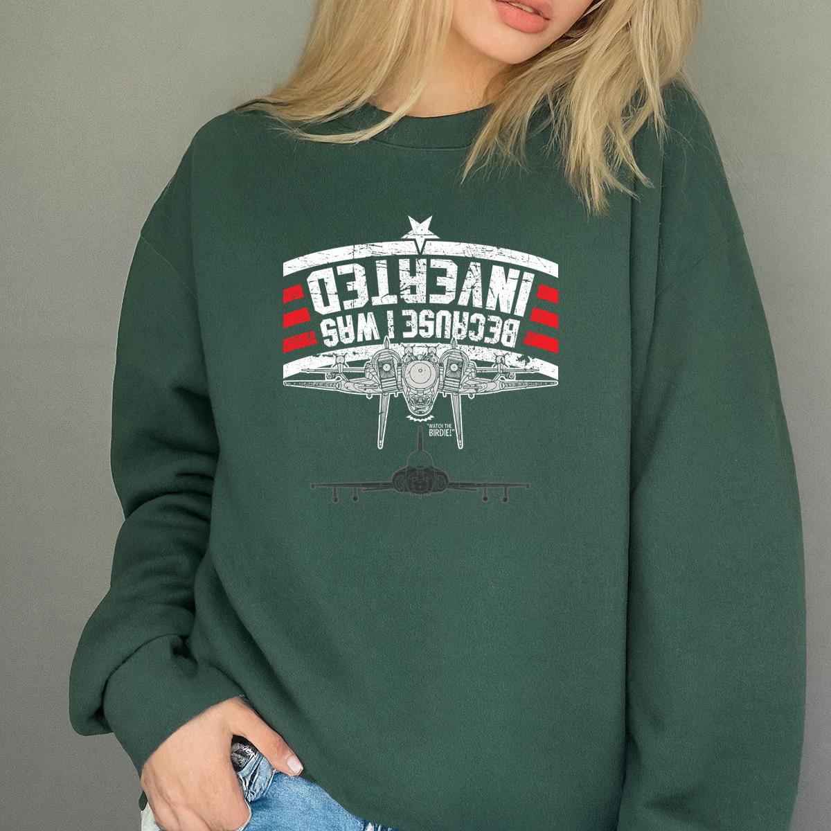 Inverted Airplane Watch The Birdie Distressed Graphic Tee