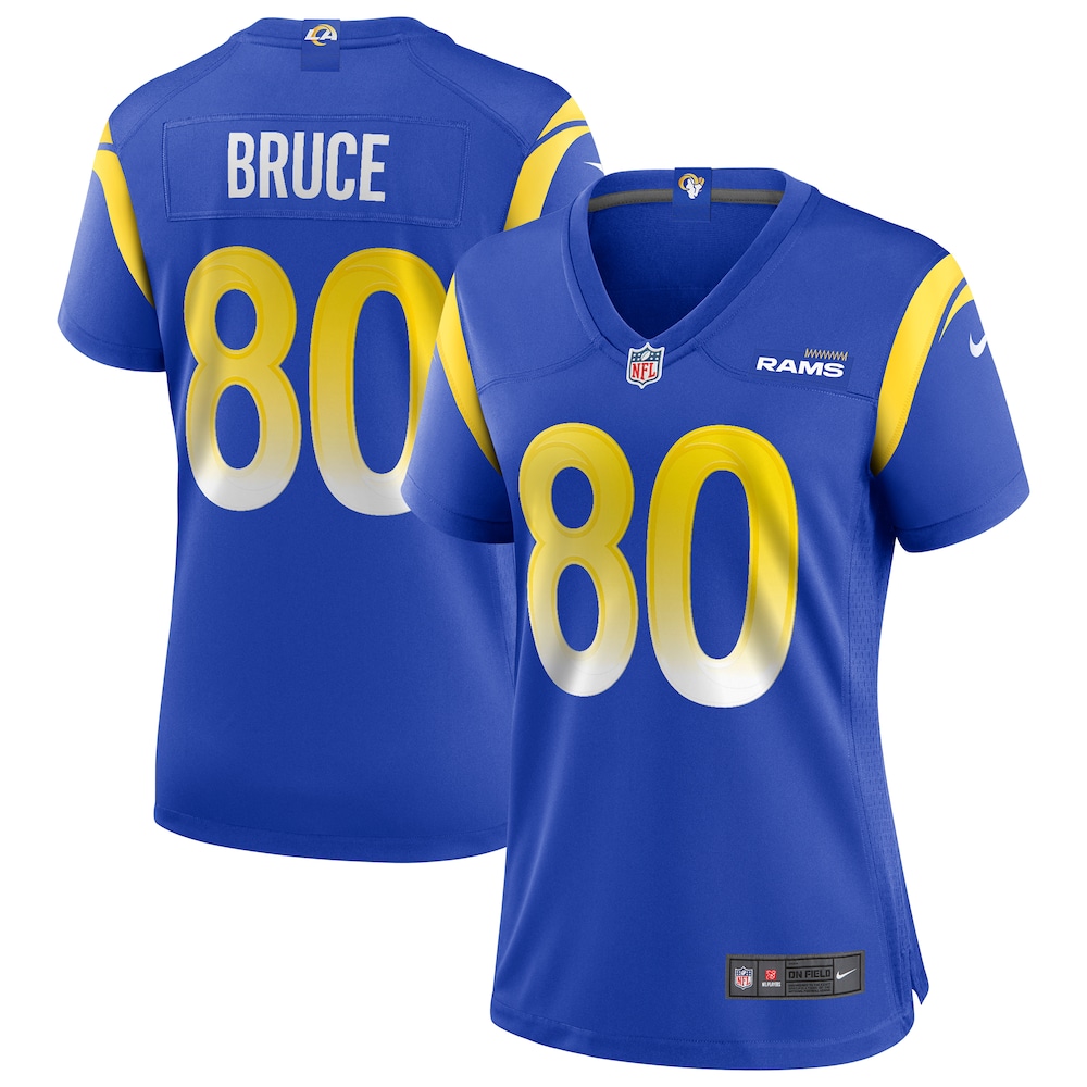 Isaac Bruce Los Angeles Rams Women's Game Retired Player Jersey - Royal