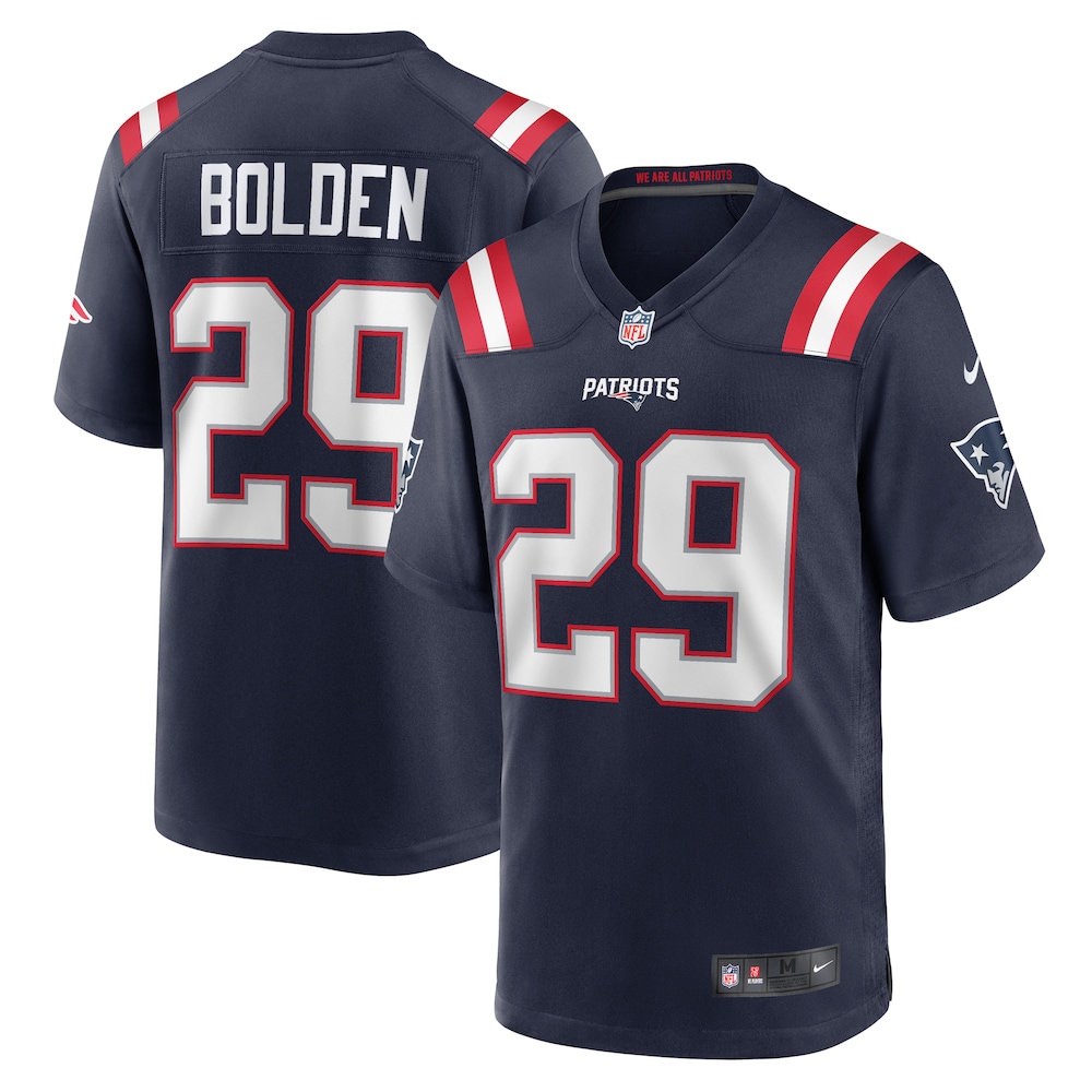 Isaiah Bolden New England Patriots Team Game Jersey |  Navy