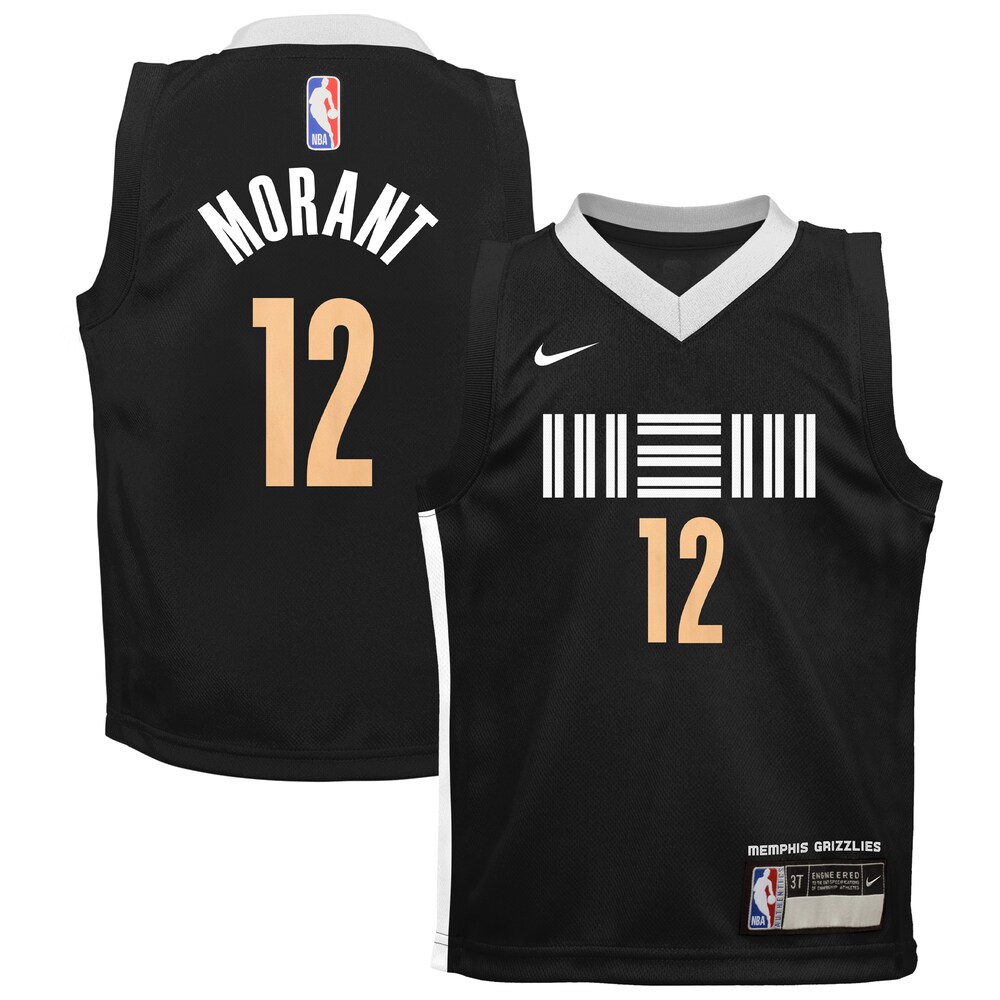 Ja Morant Memphis Grizzlies Nike Infant 2023/24 Swingman Replica Jersey - City Edition - Black