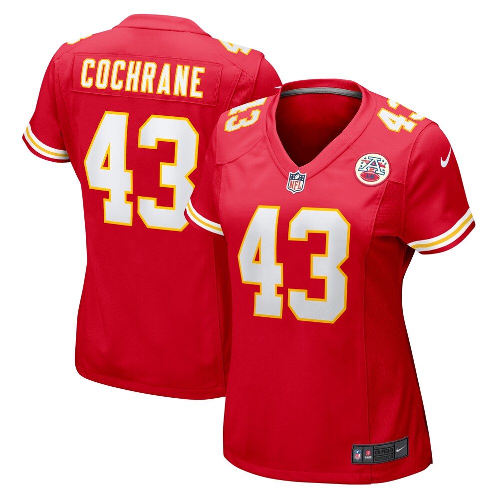 Jack Cochrane Kansas City Chiefs Women's Game Player Jersey | Red