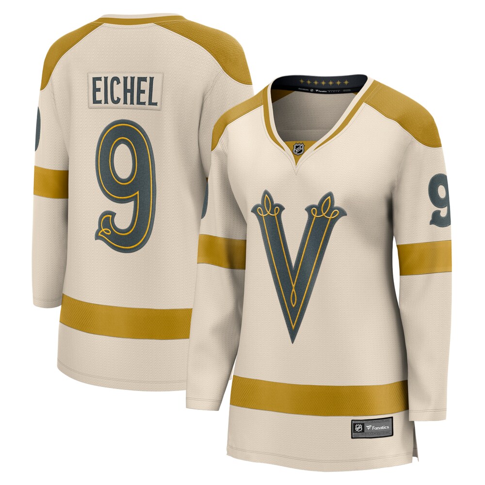 Jack Eichel Vegas Golden Knights Fanatics Branded Women's 2024 NHL Winter Classic Breakaway Player Jersey - Cream