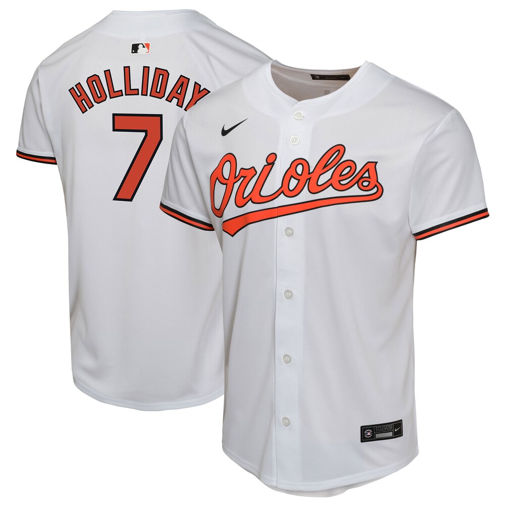 Jackson Holliday Baltimore Orioles Nike Youth Home Player Game Jersey - White