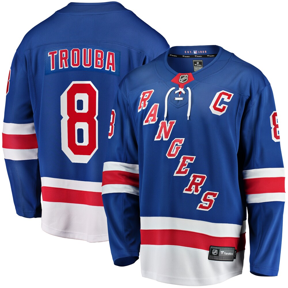 Jacob Trouba New York Rangers Fanatics Branded Home Breakaway Jersey - Blue