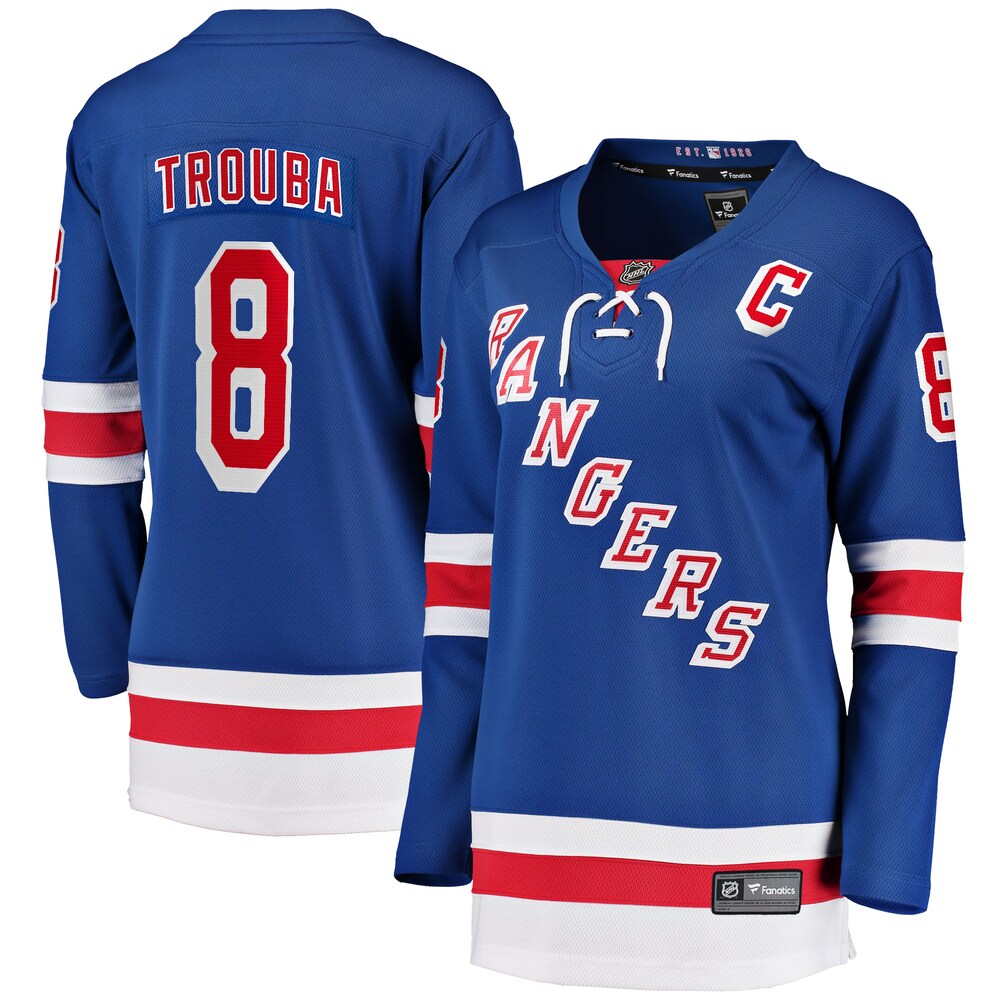 Jacob Trouba New York Rangers Fanatics Branded Women's Home Breakaway Player Jersey - Blue