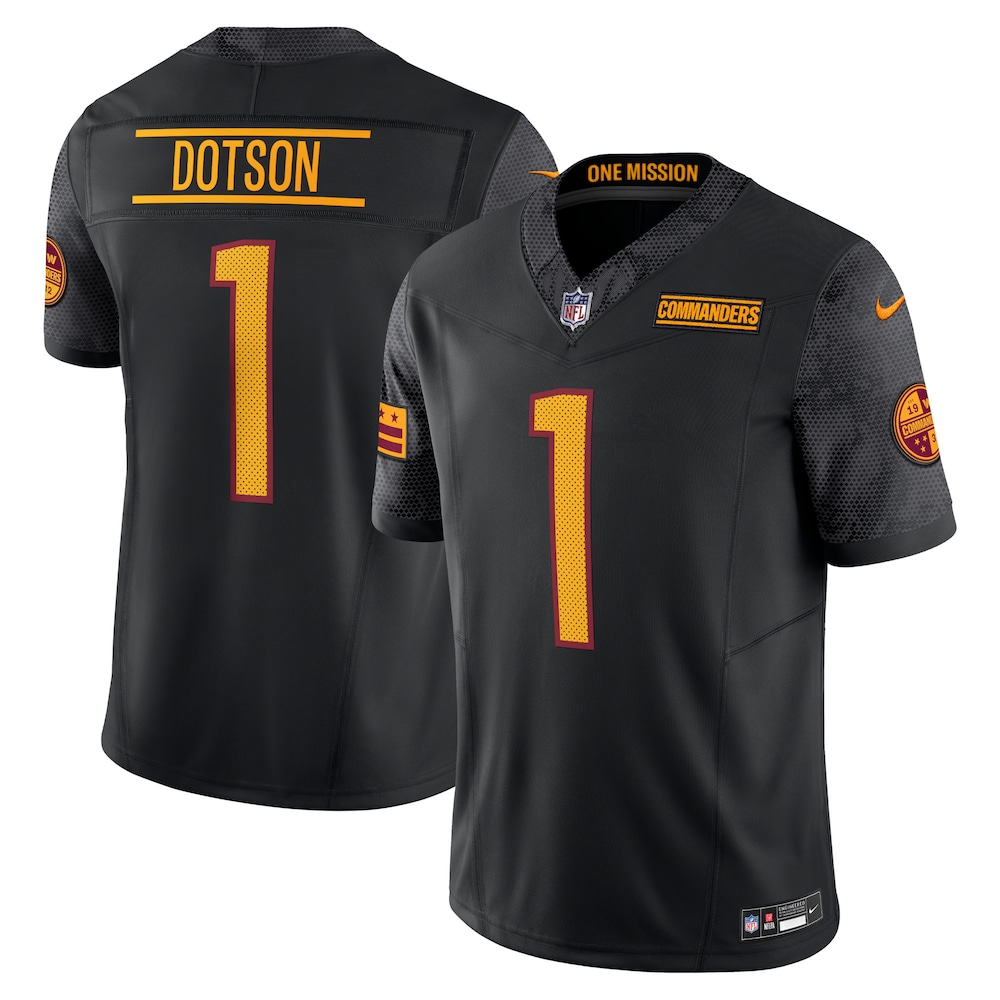 Jahan Dotson Washington Commanders Alternate Vapor F.U.S.E. Limited Jersey | Black