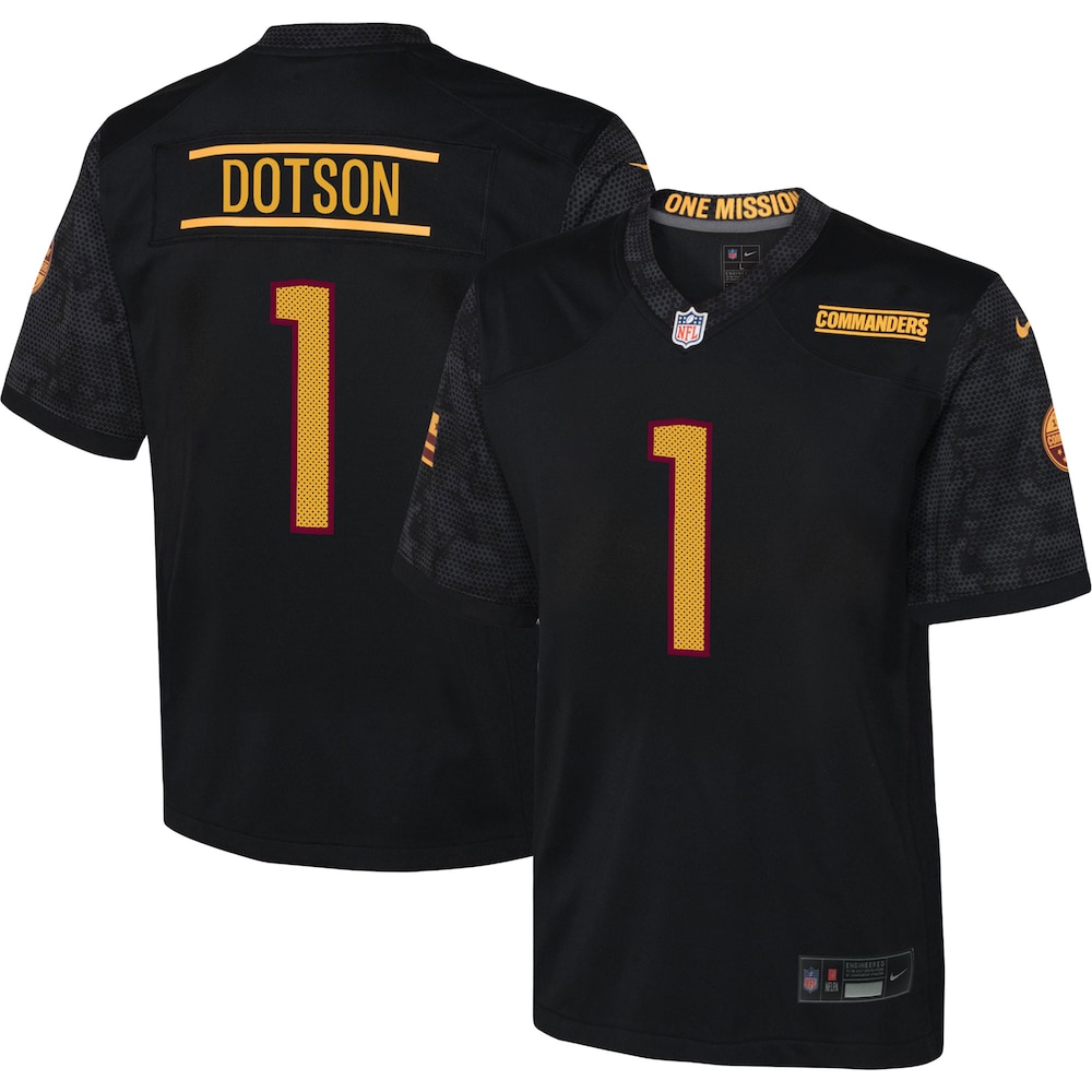 Jahan Dotson Washington Commanders Youth Game Jersey - Black